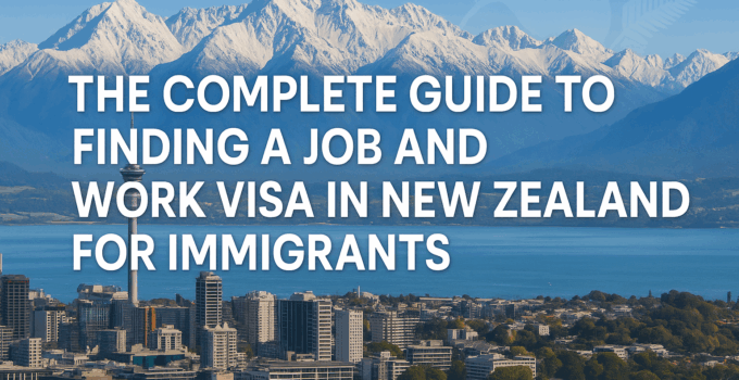 The Complete Guide to Finding a Job and Work Visa in New Zealand for Immigrants